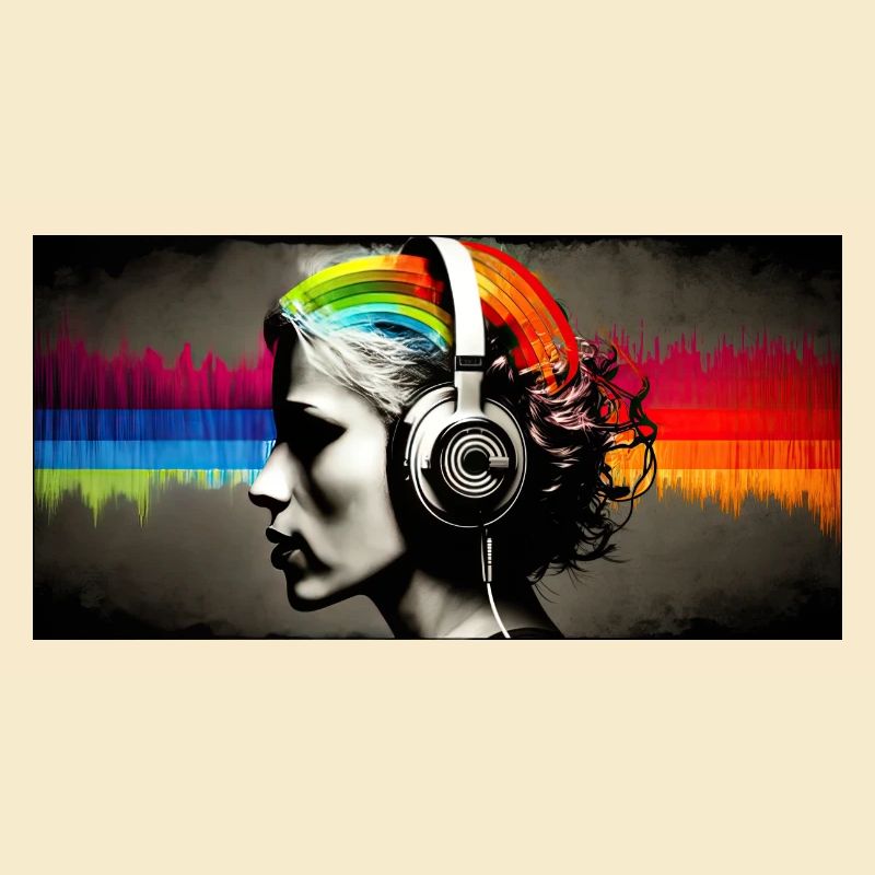 Portrait des casques Rainbow Pulse