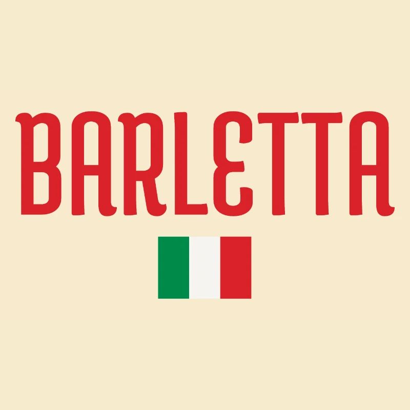 Conception du drapeau italien Barletta