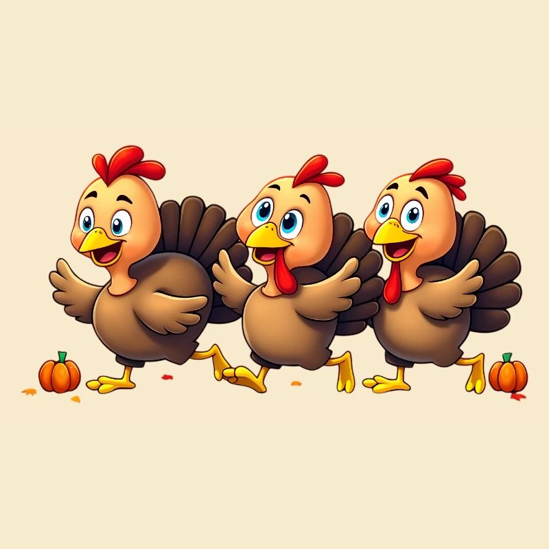 Bébé dinde de Thanksgiving