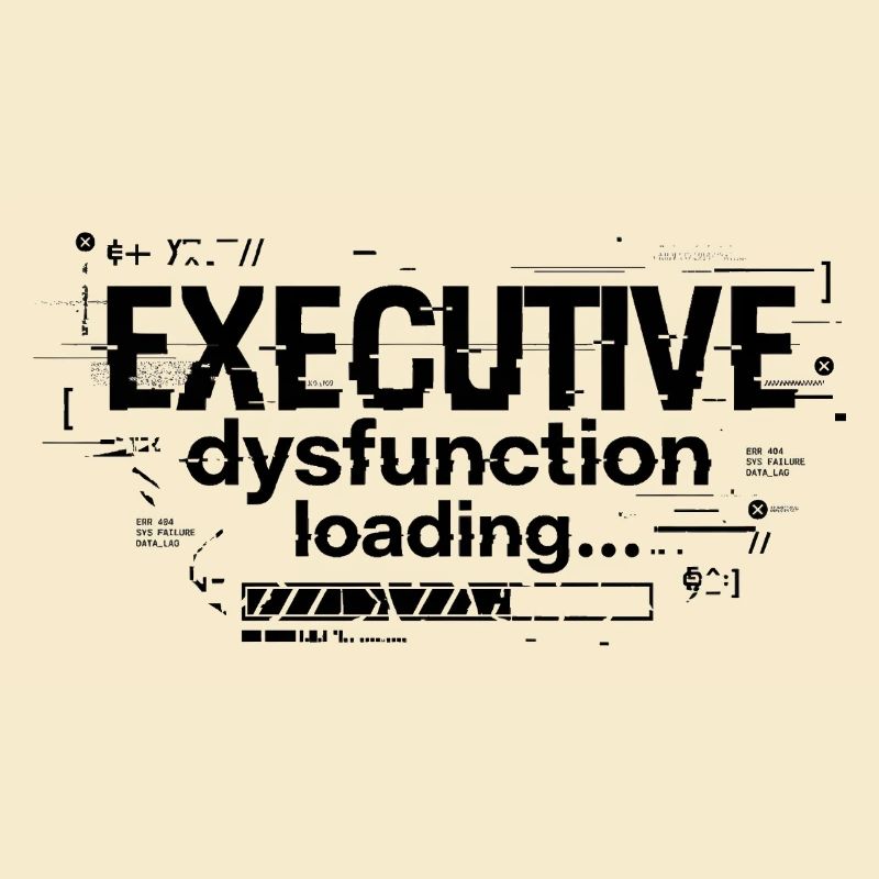 Charge de dysfonction exécutive TDAH Conception de l’humour