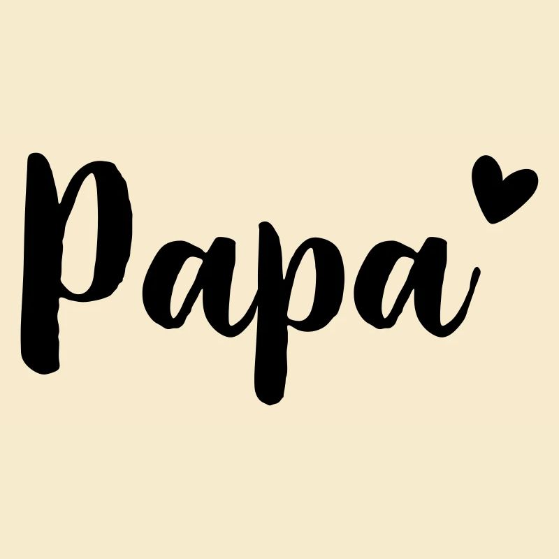 Papa Herz - Geschenkidee - Vatertag Geburtstag
