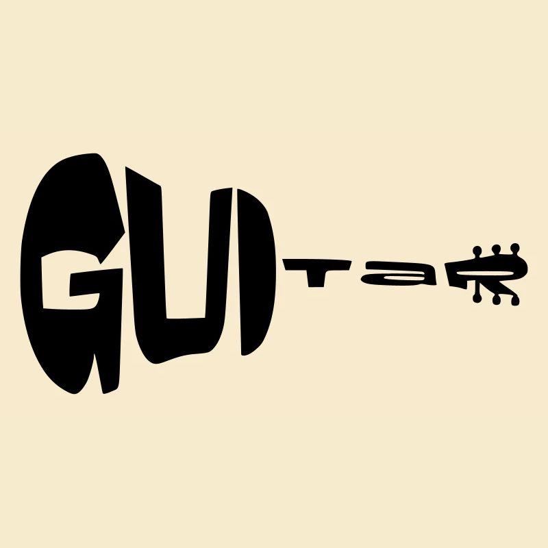Gitarre in Form einer Gitarre *