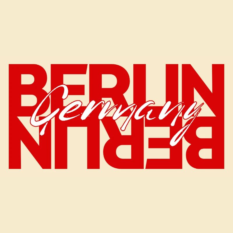 Superposition de lettrage Berlin
