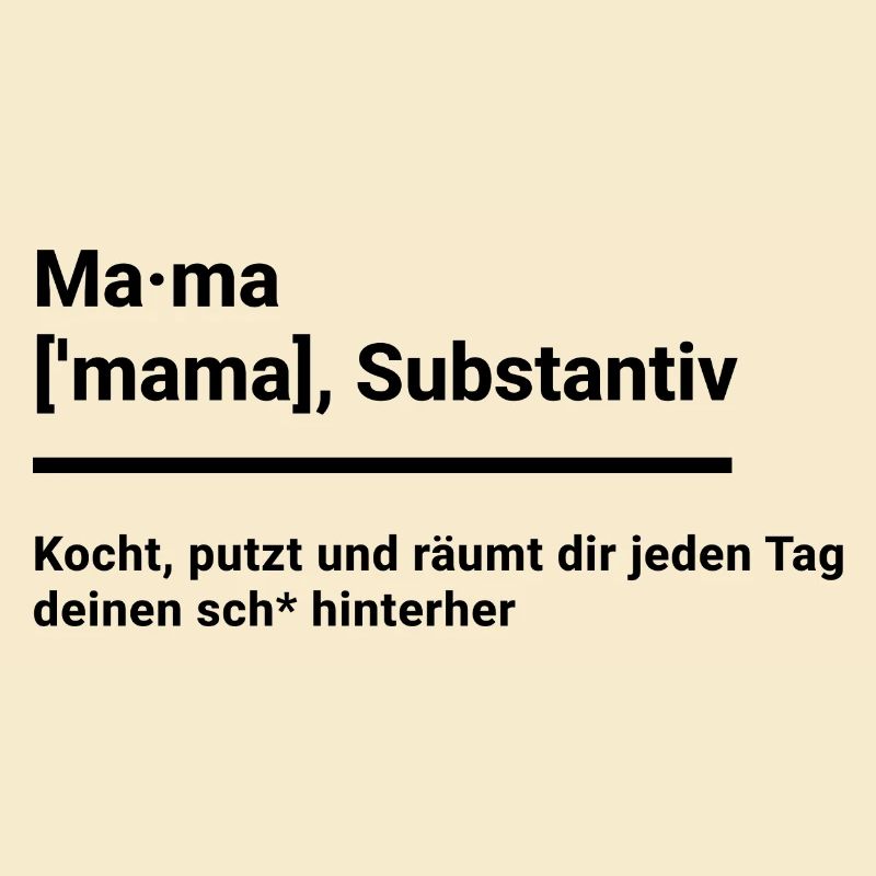 Geschenk Elternzeit Mutter Mütter Mama schlicht 