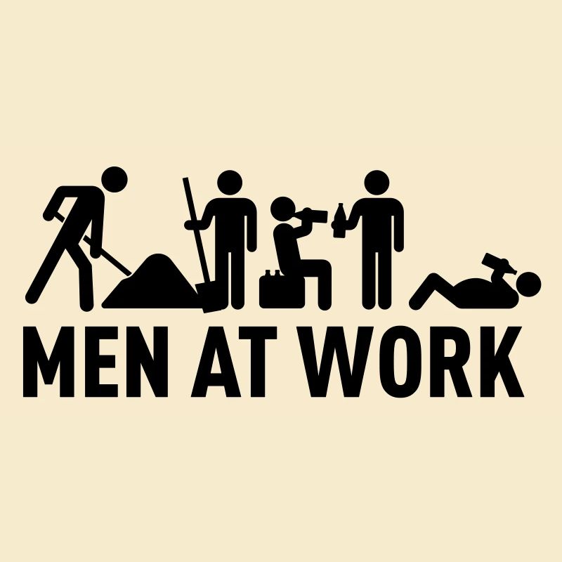 men at work - männer bei der arbeit - bauarbeiter