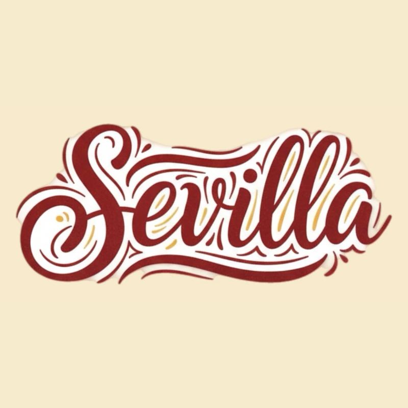 Sevilla Vintage Script Tee