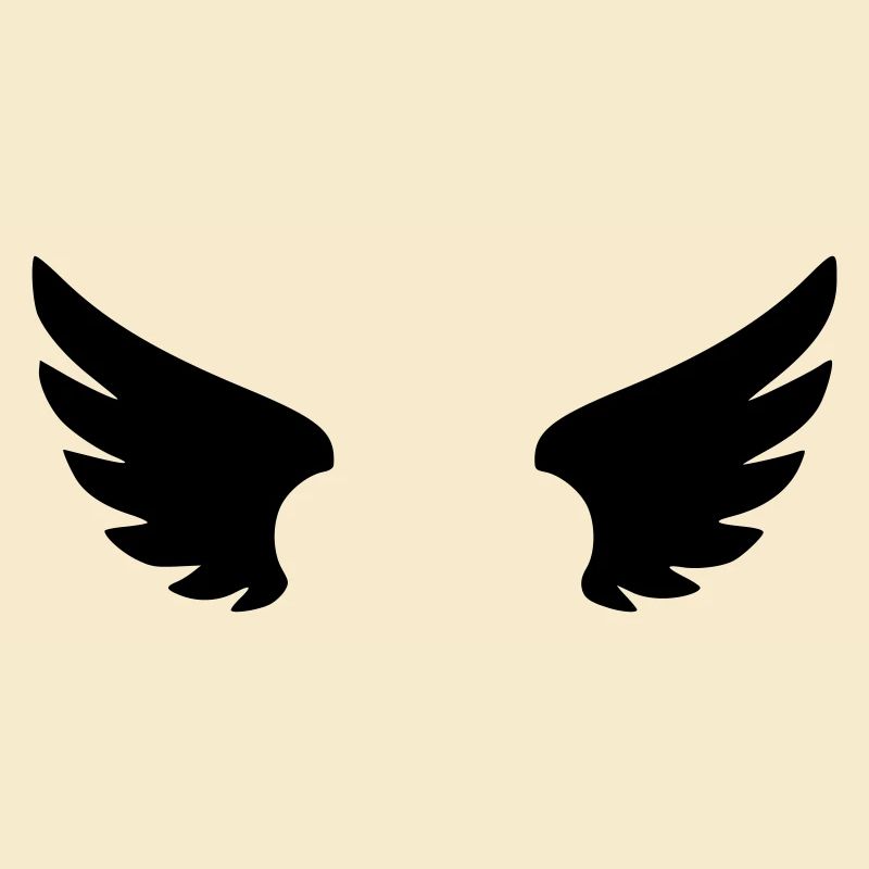 Engel Piktogramm | Schutzengel & Glaube Symbol
