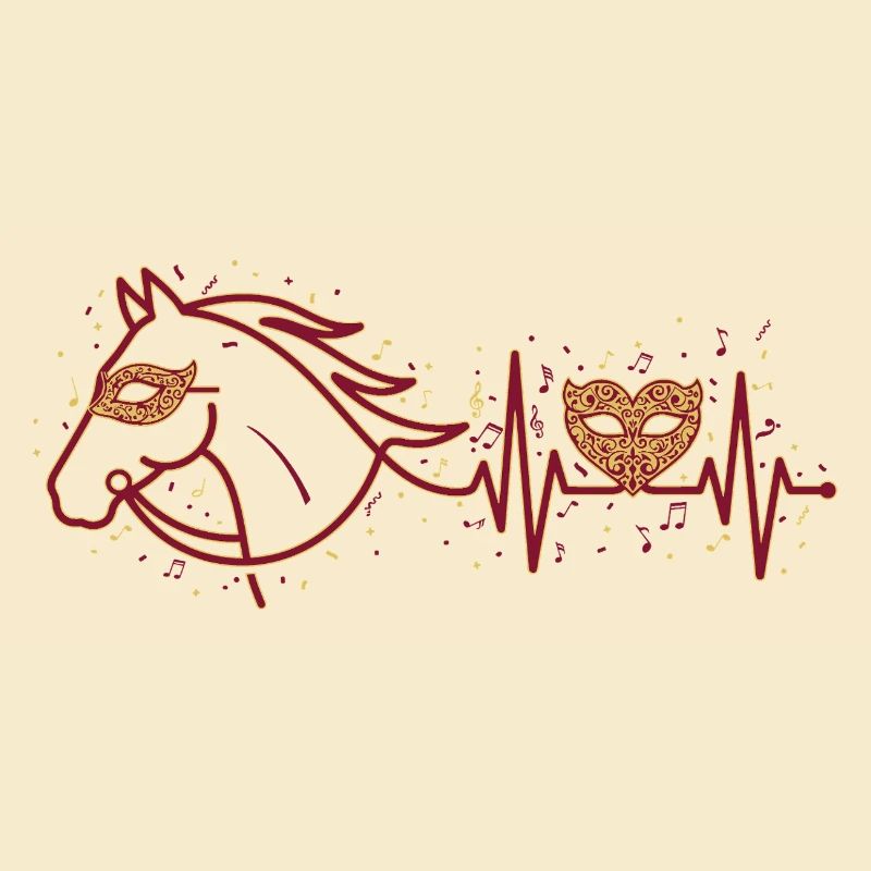Carnaval, Cavalier de Carnaval, battement de cœur de cheval