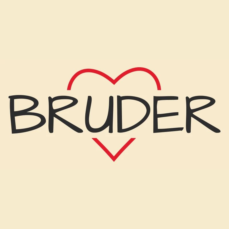 Bruder Herz Geschenk Geburtstag 