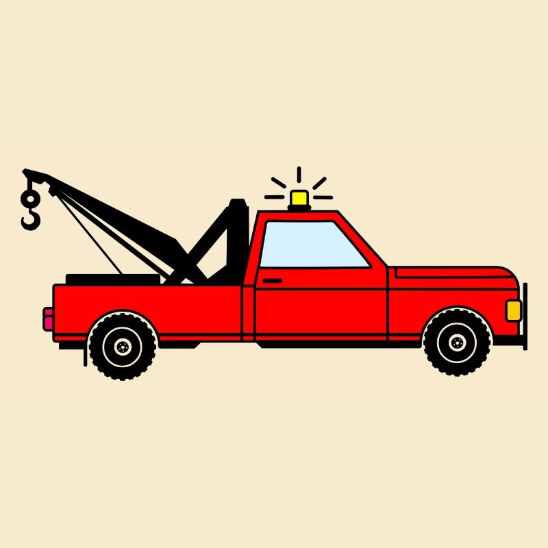Abschleppwagen rot