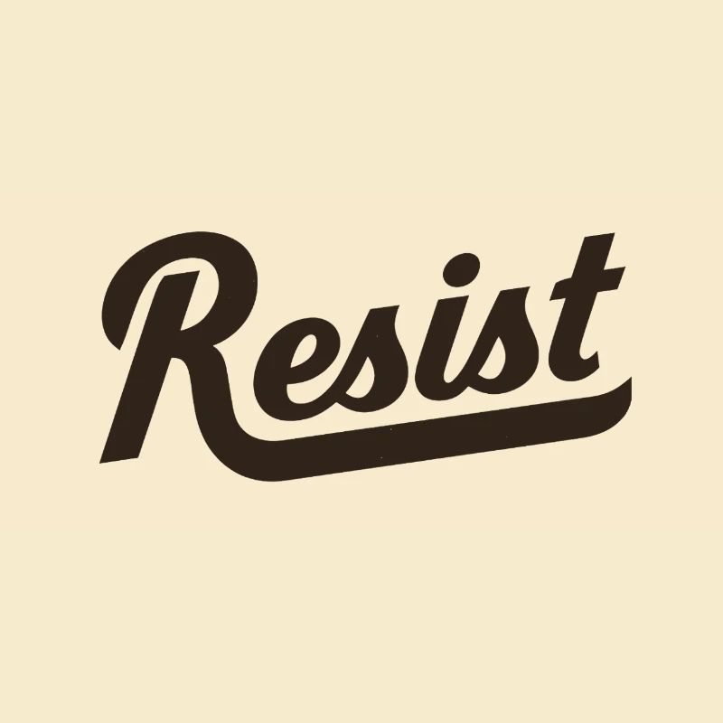 Résistez à la déclaration courageuse de lettres