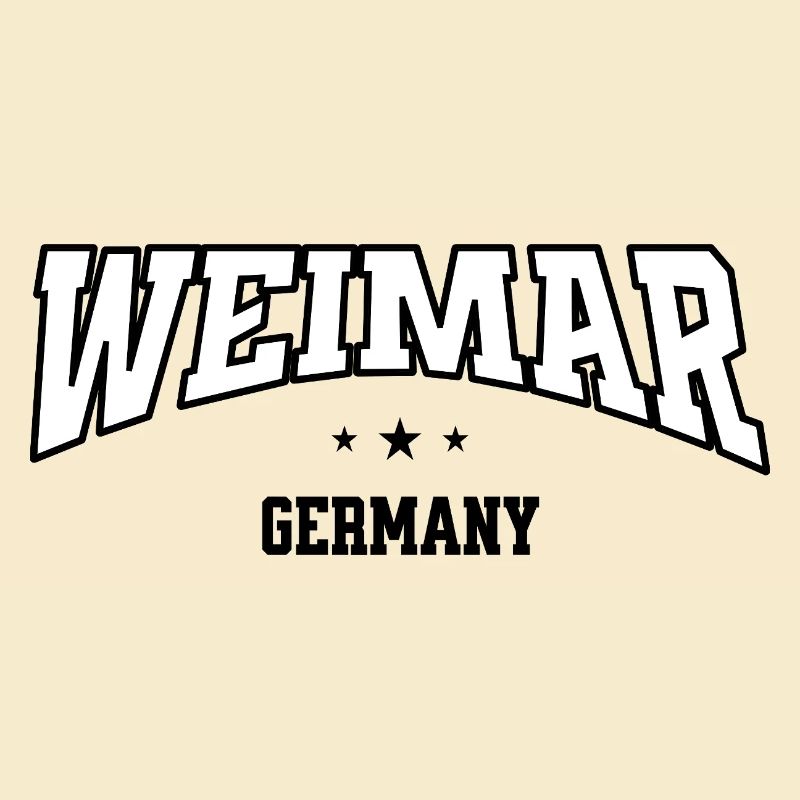Style Lettres de Weimar Style Rétro