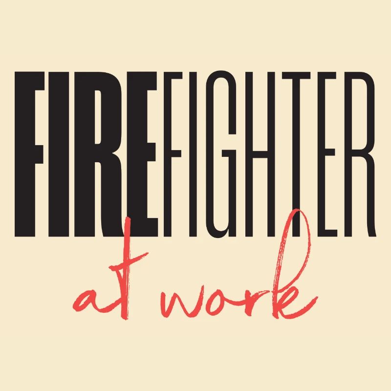 Firefighter at work