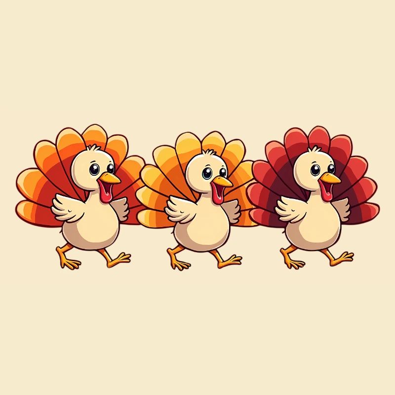 Bébé dinde de Thanksgiving