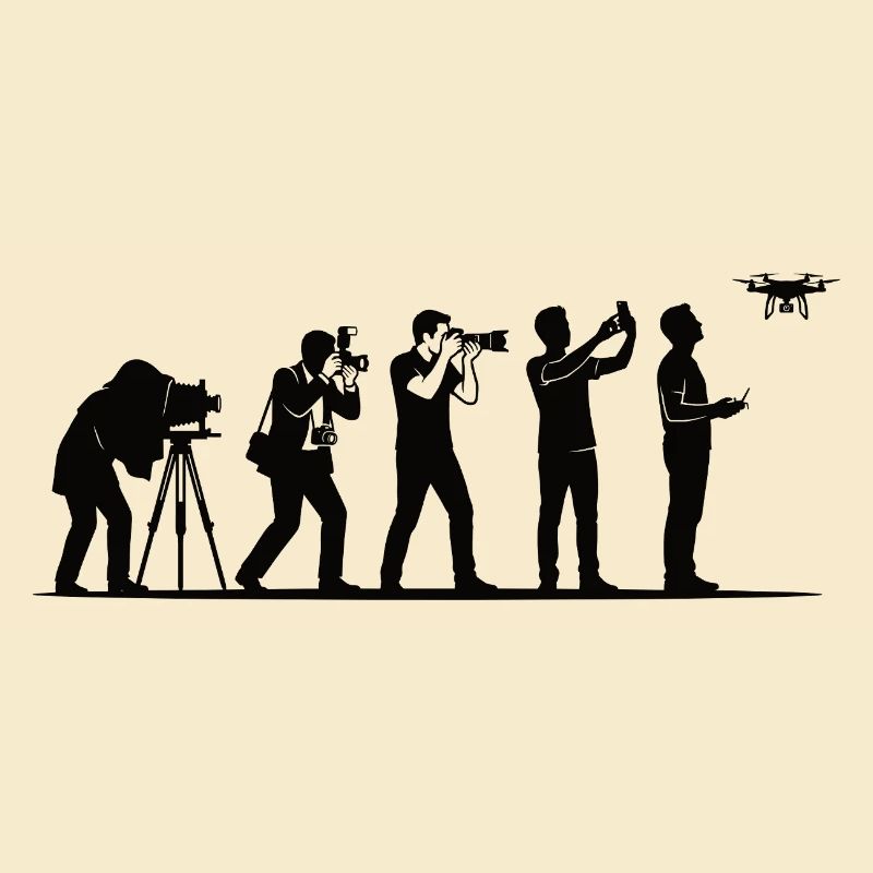 Evolution der Fotografie – Vom Stativ zur Drohne