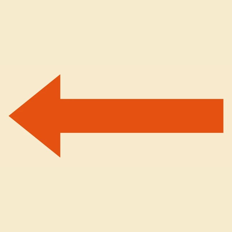 Orange left arrow