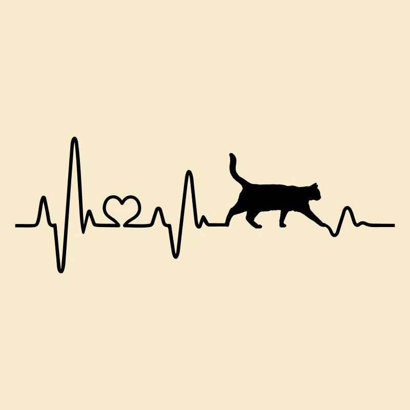 Cat Heartbeat Pulse Dear Cat Friend