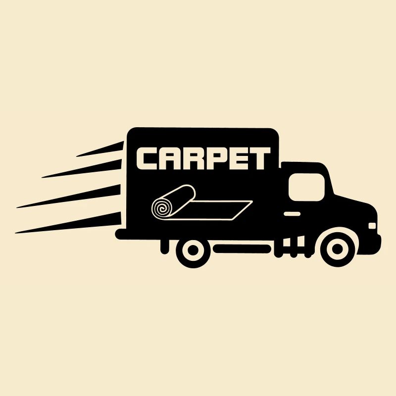 Carpet rolls logo car