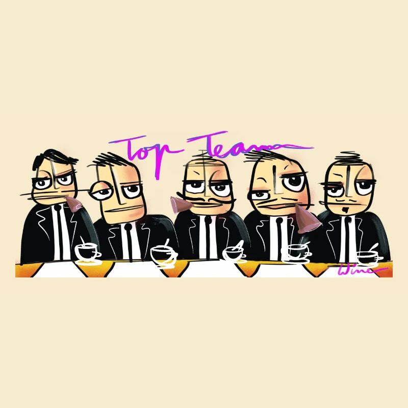 Kaffeebecher - Top Team