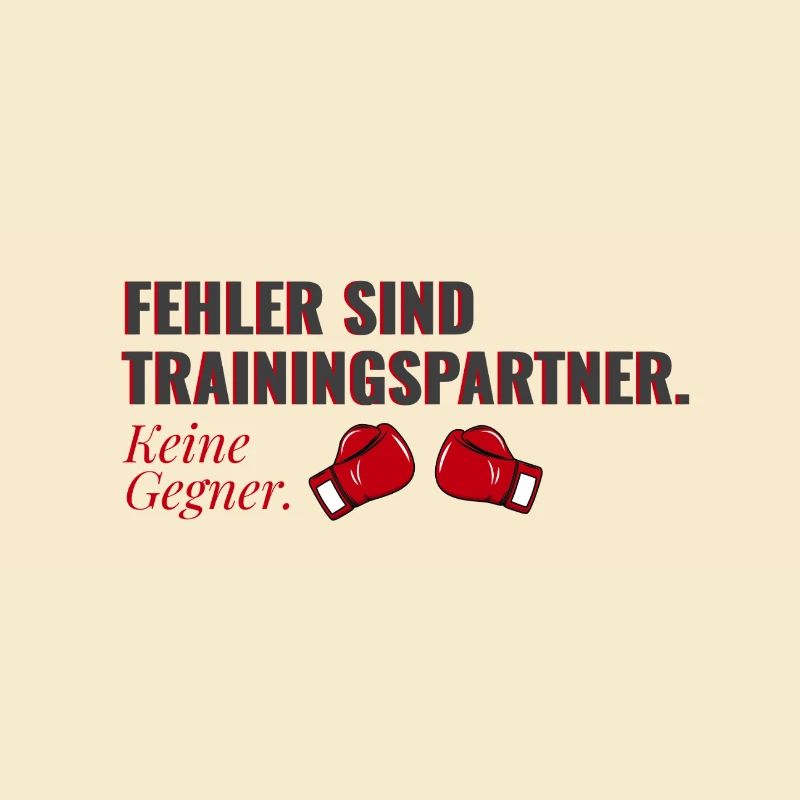 Fehler sind Trainingspartner – Mindset Shirt