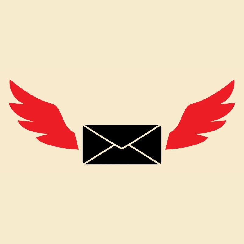Express Mail Envelope Winged Post