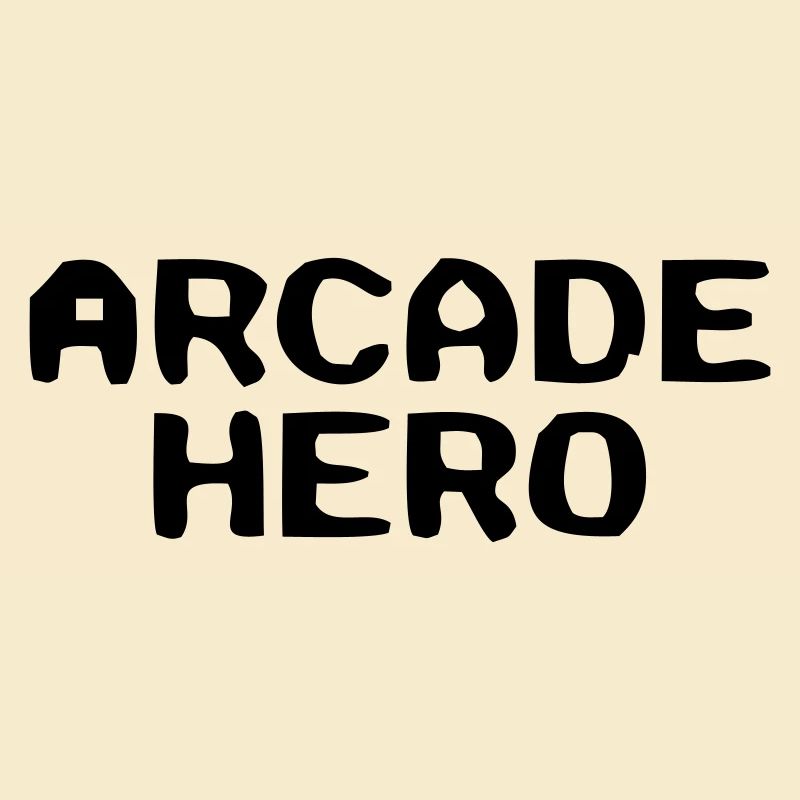 Lettrage rétro Arcade Hero