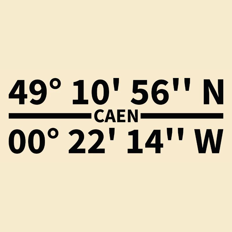 Caen coordinates
