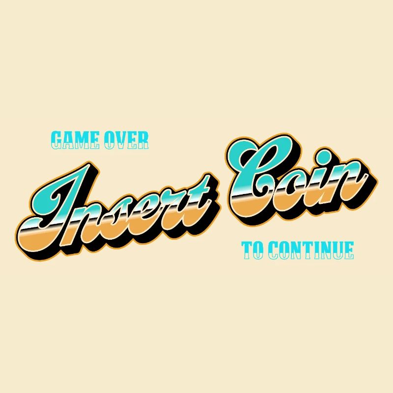 Insert Coin Arcade Nostalgie