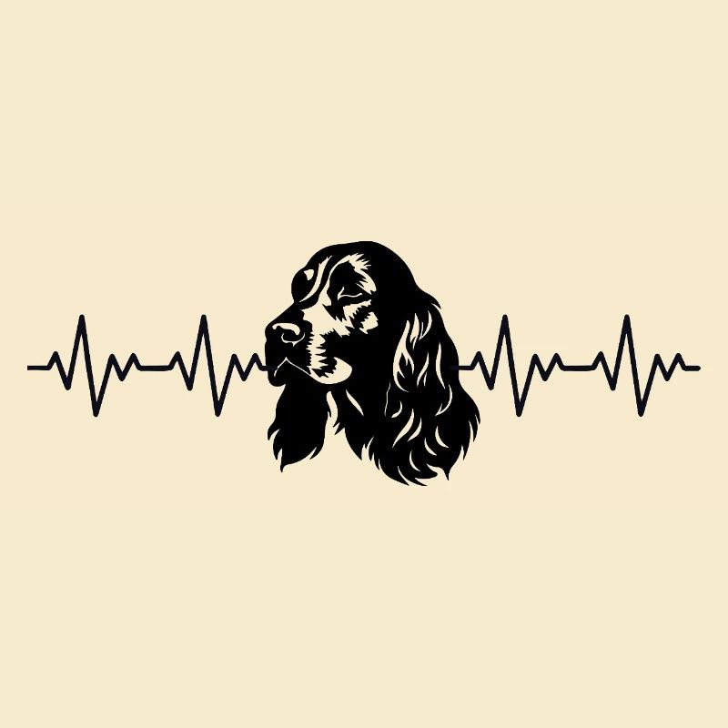 Cocker Spaniel EKG Herzschlag