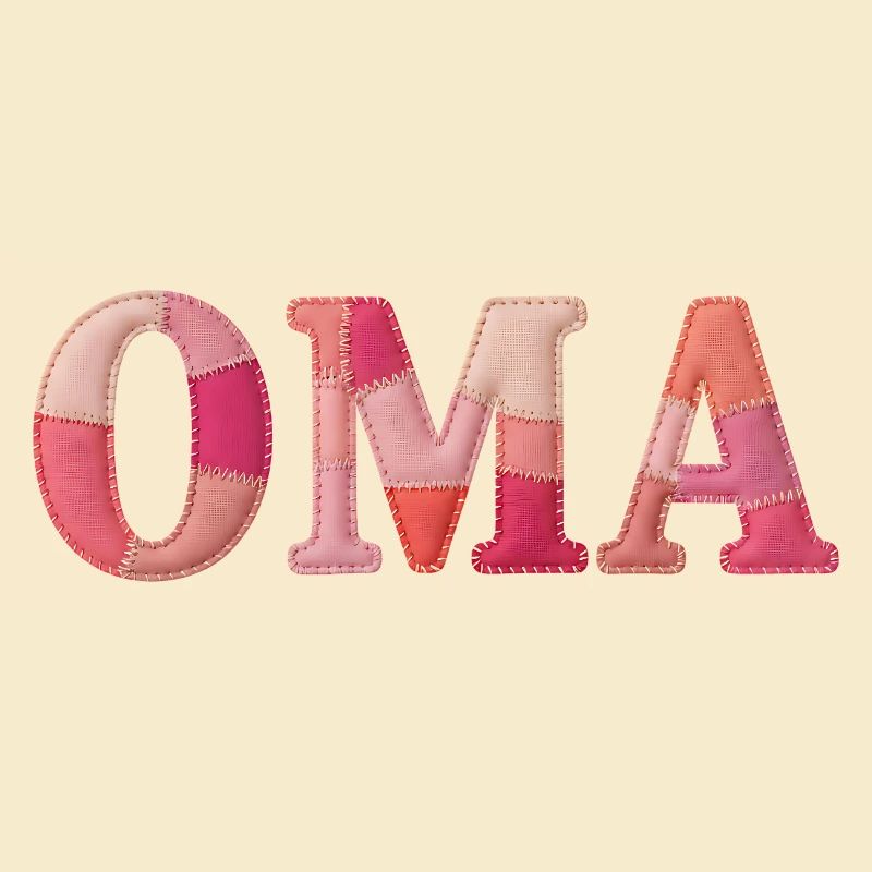 OMA Cozy Patchwork Statement Geschenk