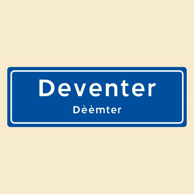 Deventer place name sign