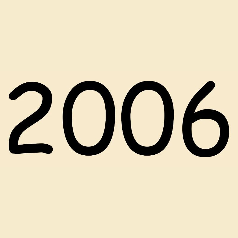 2006 18.Geburtstag birthday Jahreszahl schwarz