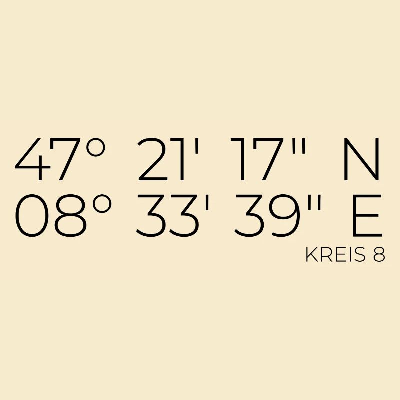 Coordinates District 8 Zurich