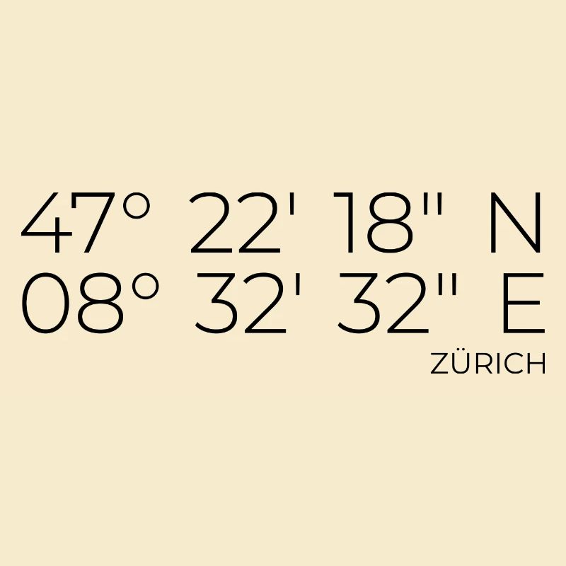 Coordinates Zurich