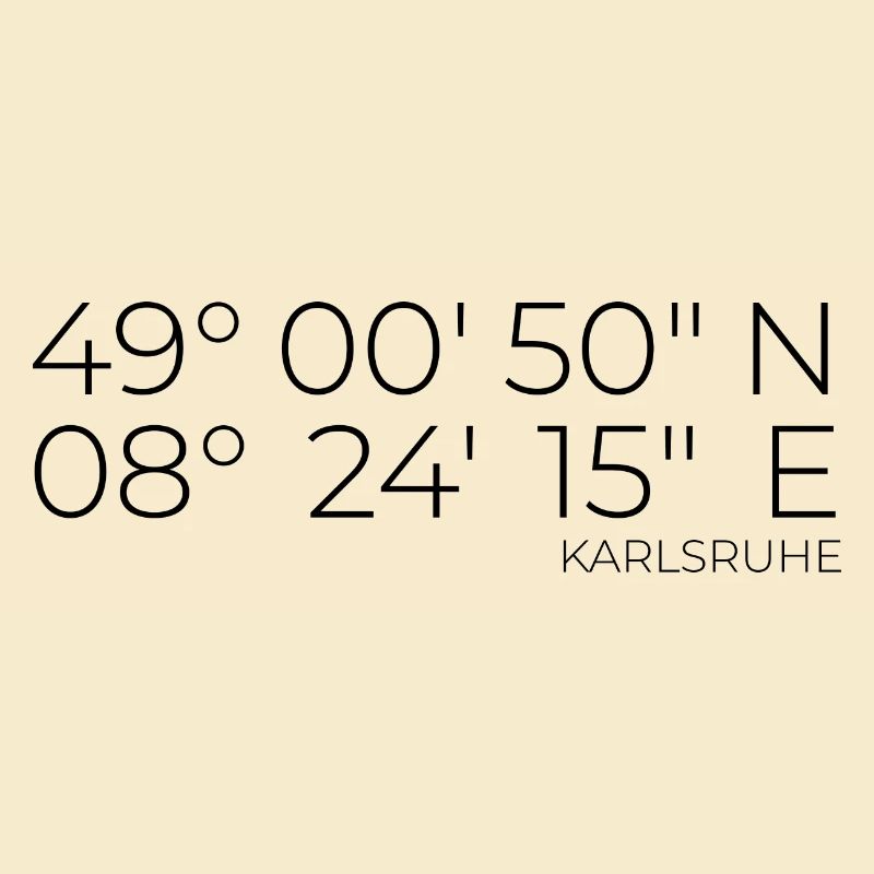 coordinates Karlsruhe