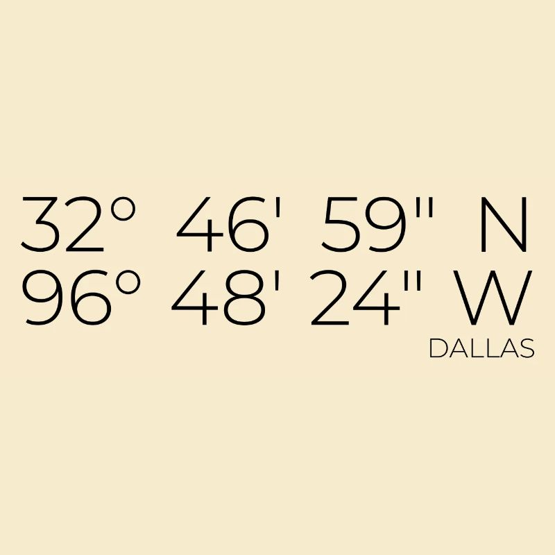 Coordinates Dallas