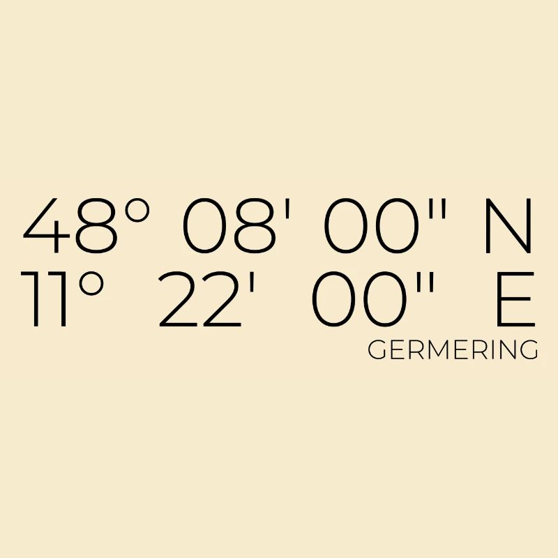 Coordinates Germering, Bavaria