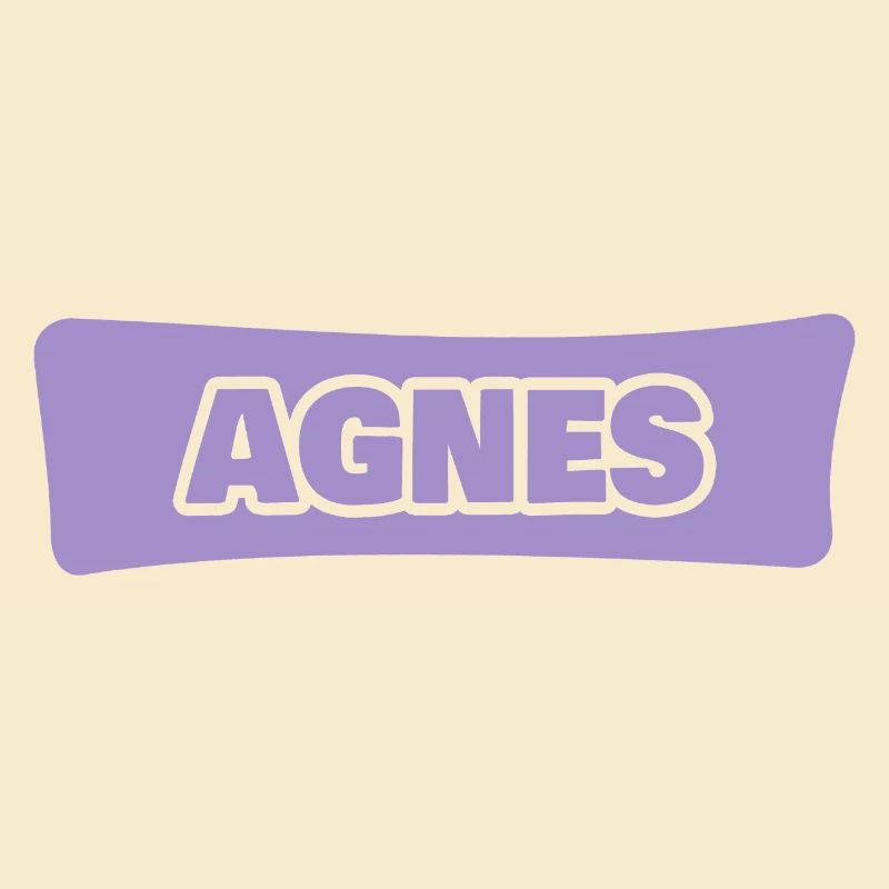 AGNES Typographe-Lavender