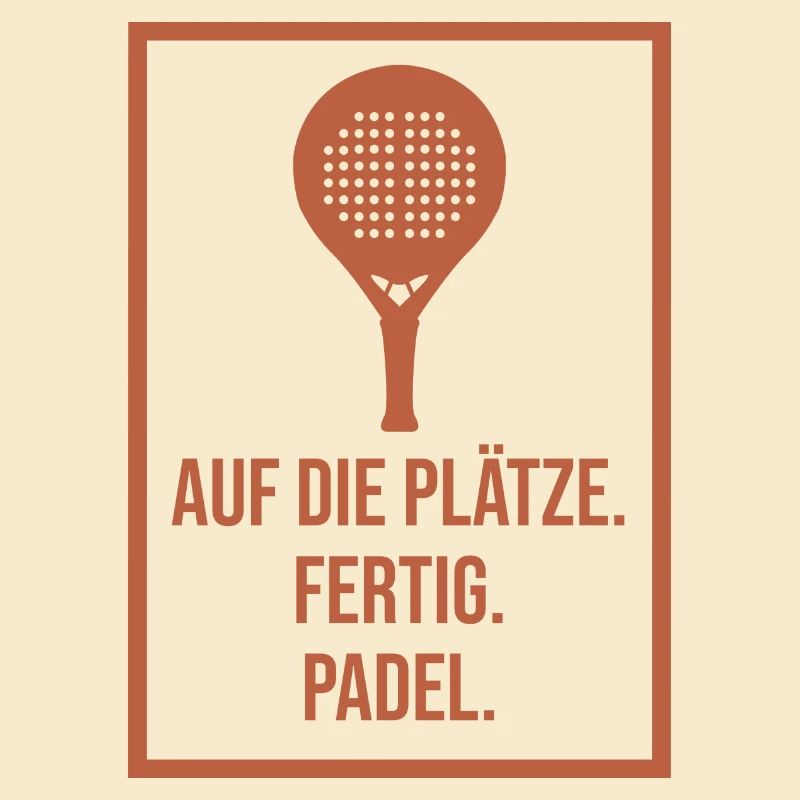 Padel-Tennis Spieler Turnier Training Statement