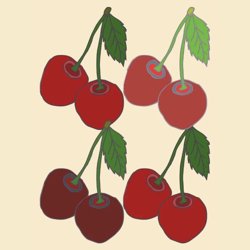 Cerises 4 fois