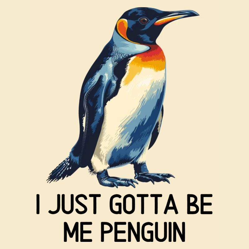 Ich muss einfach ich Pinguin sein
