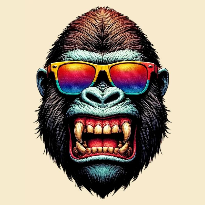 Gorillas with Sunglasses