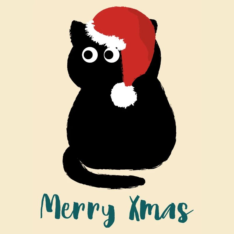 Chapeau de Noël Chat de Noël