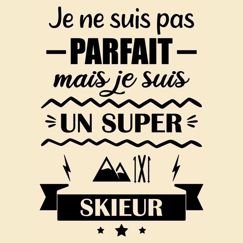 Super Skier Winter Mountain