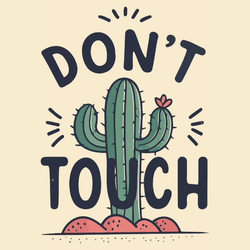 Cactus Ne Pas Toucher Dessin