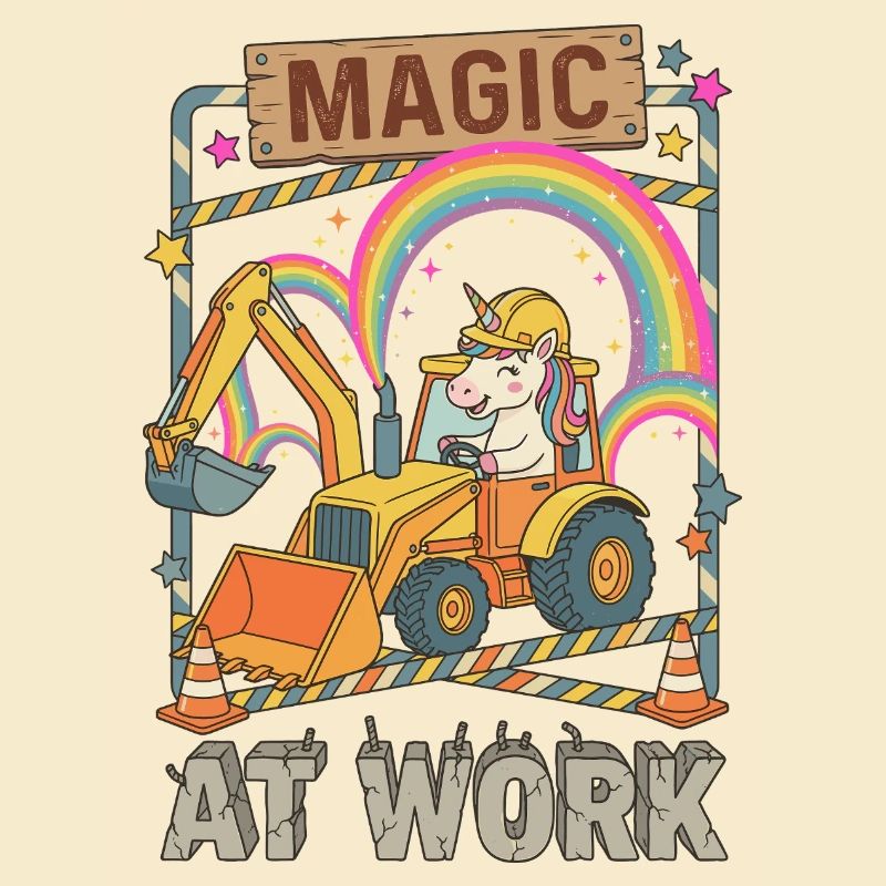 Magic At Work Unicorn Excavator