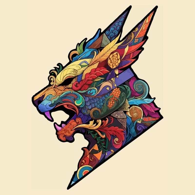 Kaleidoscopic Dragon: Folklore Fire