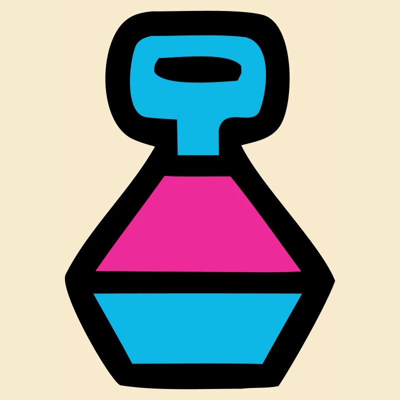  Retro Trinkflasche 90er Pop Art