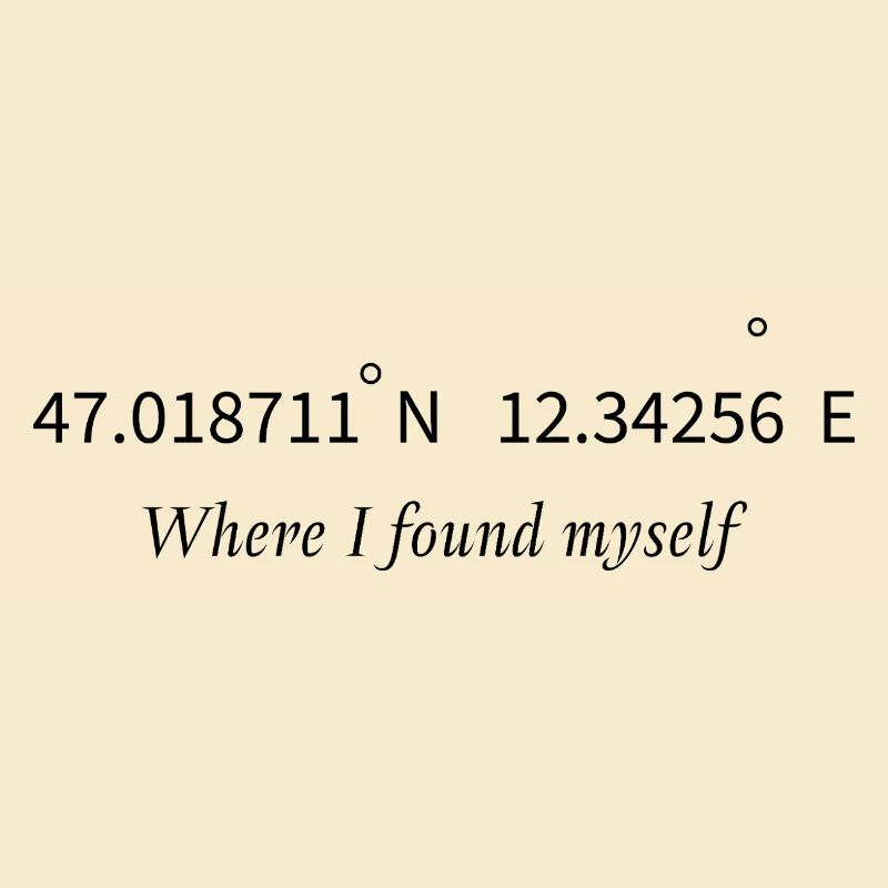 Coordinates – Where I Found Myself