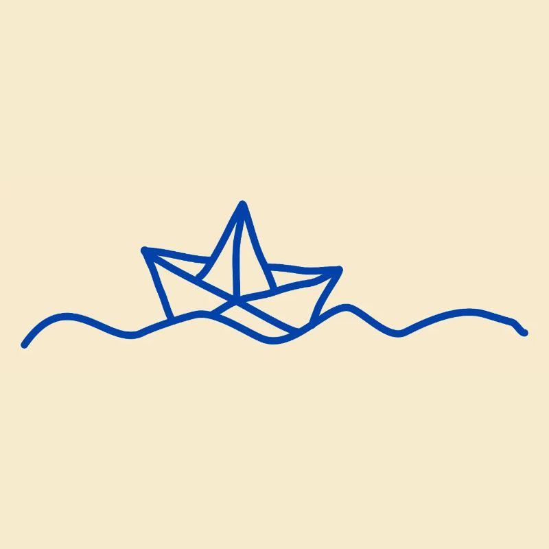 Capitaine de bateau en papier